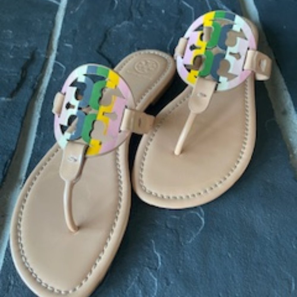 Tory Burch Miller Patent Leather Sandals